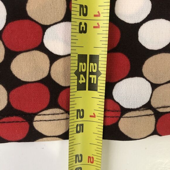 Women’s Polka Dot Ruched Mock Neck Back Keyhole Size Large / XL? - Picture 9 of 9